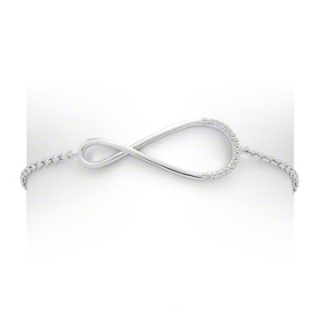 Las últimas 925 joyas de plata Infinity joyas pulsera